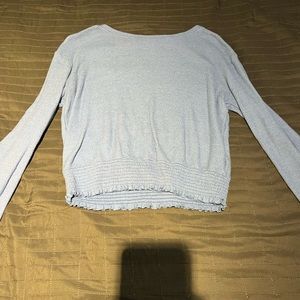 SO cropped long sleeve shirt